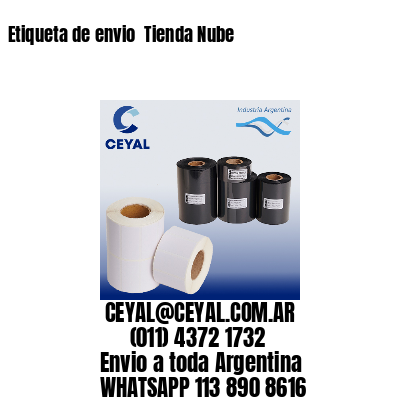 Etiqueta de envio  Tienda Nube