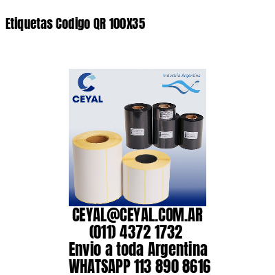 Etiquetas Codigo QR 100X35