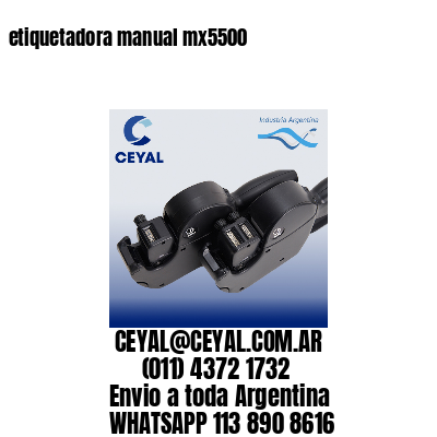 etiquetadora manual mx5500