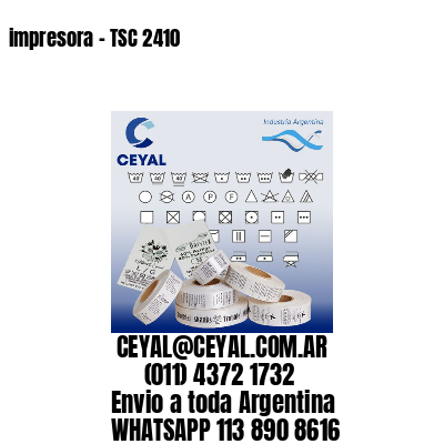 impresora – TSC 2410