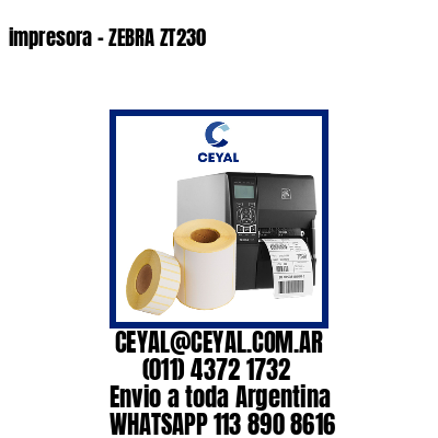 impresora – ZEBRA ZT230