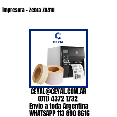 impresora – Zebra ZD410