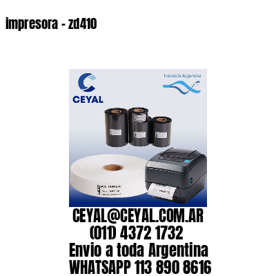 impresora – zd410