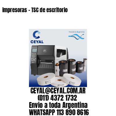 impresoras – TSC de escritorio