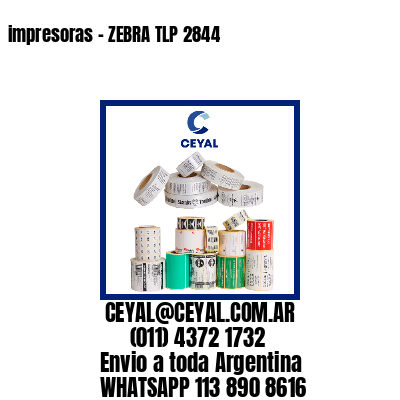 impresoras – ZEBRA TLP 2844