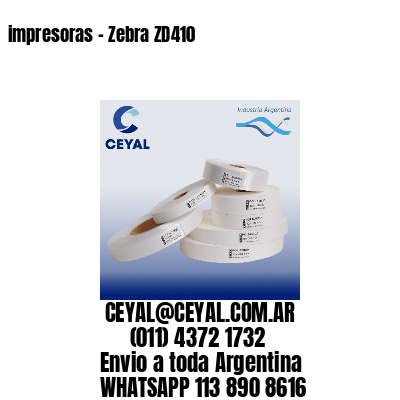 impresoras – Zebra ZD410
