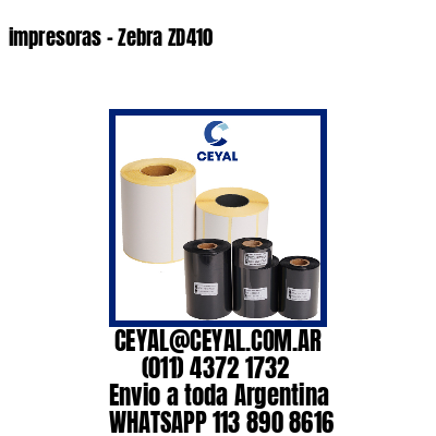 impresoras – Zebra ZD410
