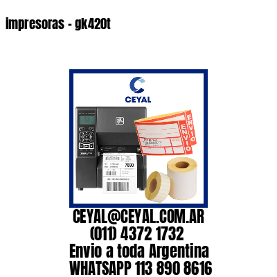 impresoras – gk420t