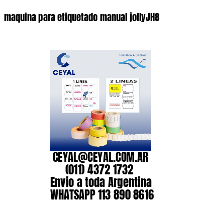 maquina para etiquetado manual jollyJH8