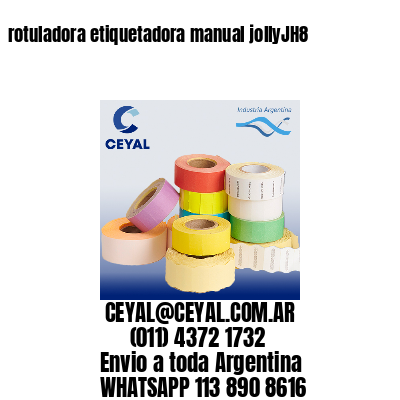 rotuladora etiquetadora manual jollyJH8