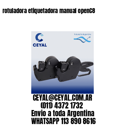 rotuladora etiquetadora manual openC8
