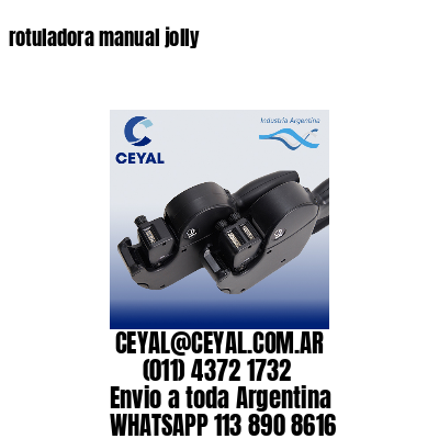 rotuladora manual jolly