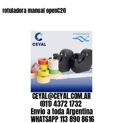 rotuladora manual openC20