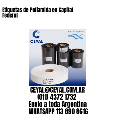 Etiquetas de Poliamida en Capital Federal