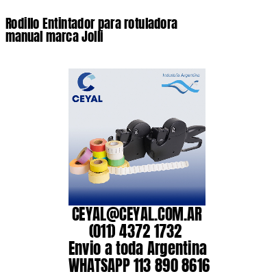 Rodillo Entintador para rotuladora manual marca Jolli