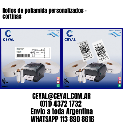 Rollos de poliamida personalizados – cortinas