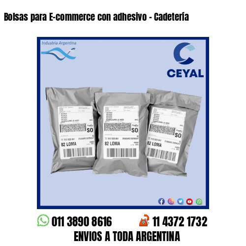 Bolsas para E-commerce con adhesivo – Cadetería