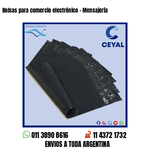 Bolsas para comercio electrónico – Mensajería