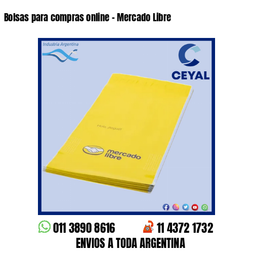 Bolsas para compras online – Mercado Libre