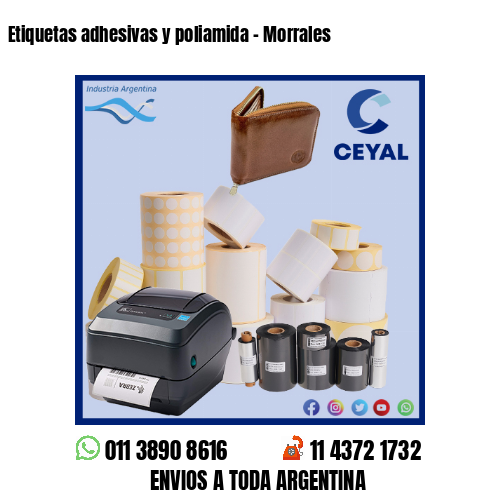 Etiquetas adhesivas y poliamida – Morrales