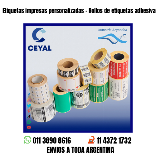 Etiquetas impresas personalizadas – Rollos de etiquetas adhesivas y poliamida