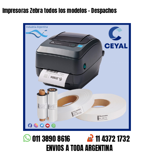 Impresoras Zebra todos los modelos – Despachos
