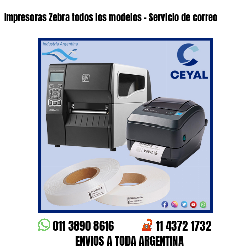 Impresoras Zebra todos los modelos – Servicio de correo
