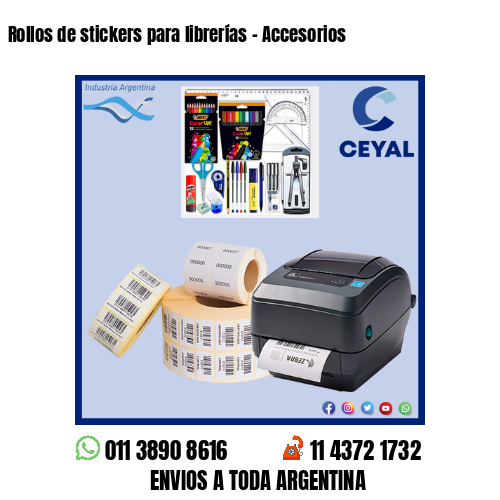 Rollos de stickers para librerías – Accesorios