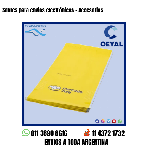 Sobres para envíos electrónicos – Accesorios