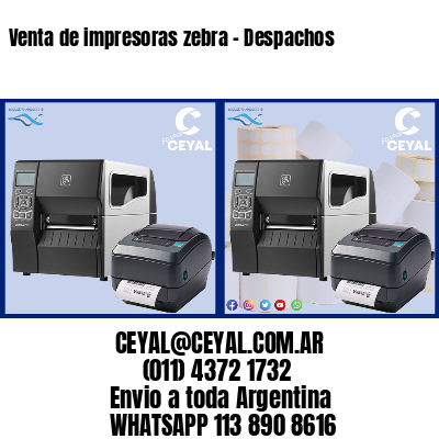 Venta de impresoras zebra – Despachos