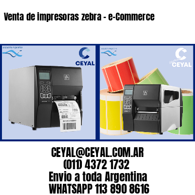Venta de impresoras zebra – e-Commerce