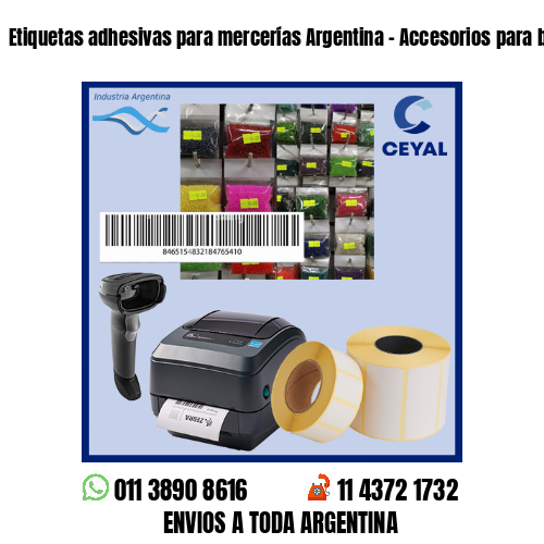 Etiquetas adhesivas para mercerías Argentina – Accesorios para bijouterie