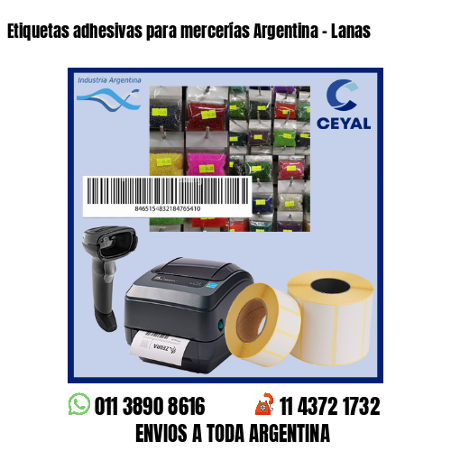Etiquetas adhesivas para mercerías Argentina – Lanas