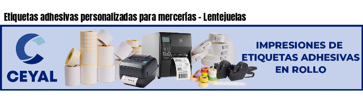 Etiquetas adhesivas personalizadas para mercerías - Lentejuelas