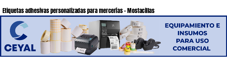 Etiquetas adhesivas personalizadas para mercerías - Mostacillas