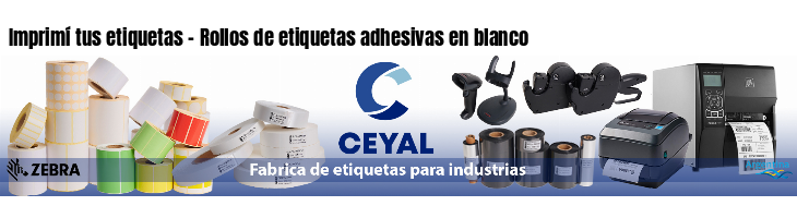 Imprimí tus etiquetas - Rollos de etiquetas adhesivas en blanco