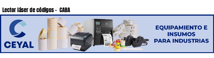 Lector láser de códigos -  CABA