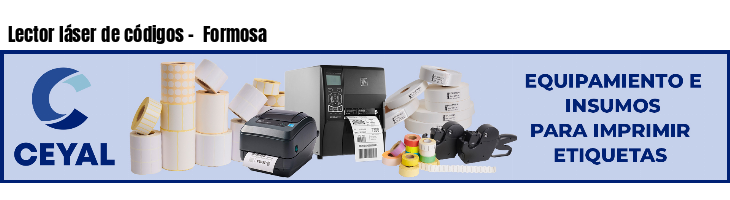 Lector láser de códigos -  Formosa