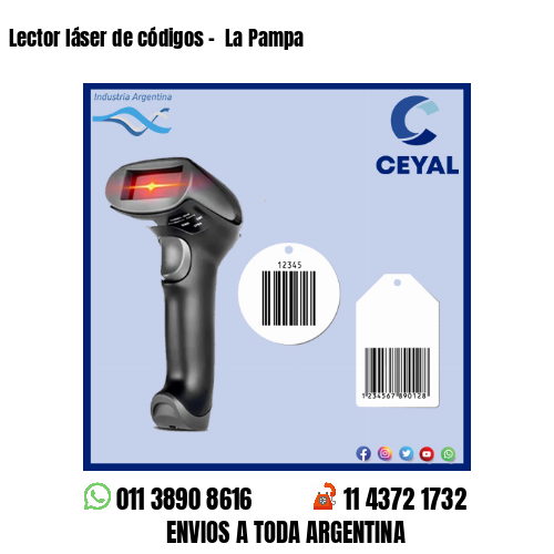 Lector láser de códigos –  La Pampa