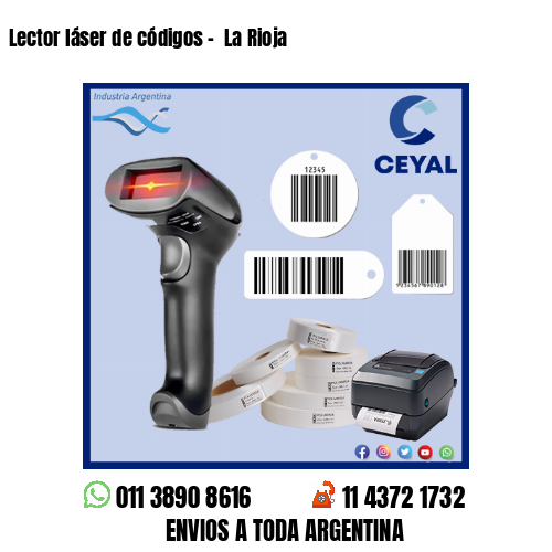 Lector láser de códigos –  La Rioja