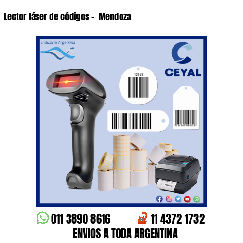 Lector láser de códigos –  Mendoza