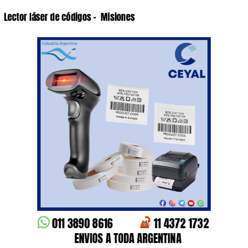 Lector láser de códigos –  Misiones
