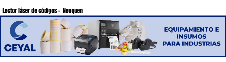 Lector láser de códigos -  Neuquen