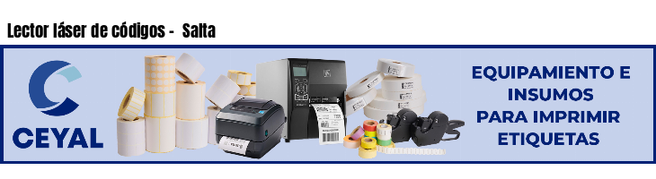Lector láser de códigos -  Salta