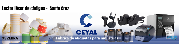 Lector láser de códigos -  Santa Cruz