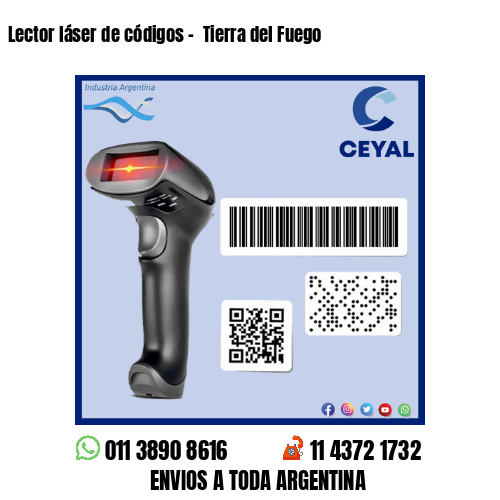 Lector láser de códigos –  Tierra del Fuego