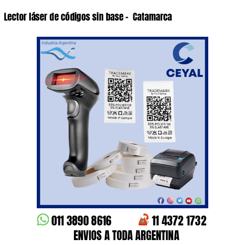 Lector láser de códigos sin base –  Catamarca