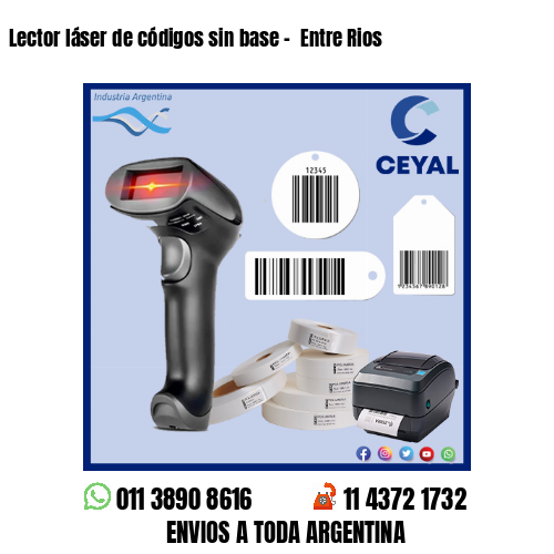 Lector láser de códigos sin base –  Entre Rios