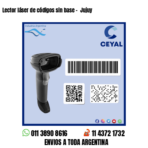 Lector láser de códigos sin base –  Jujuy