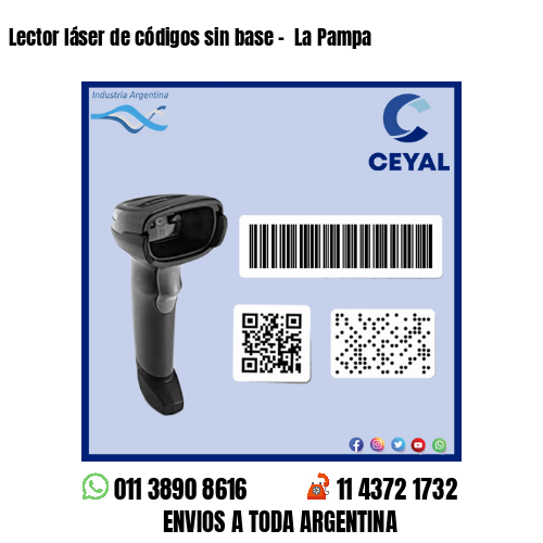 Lector láser de códigos sin base –  La Pampa